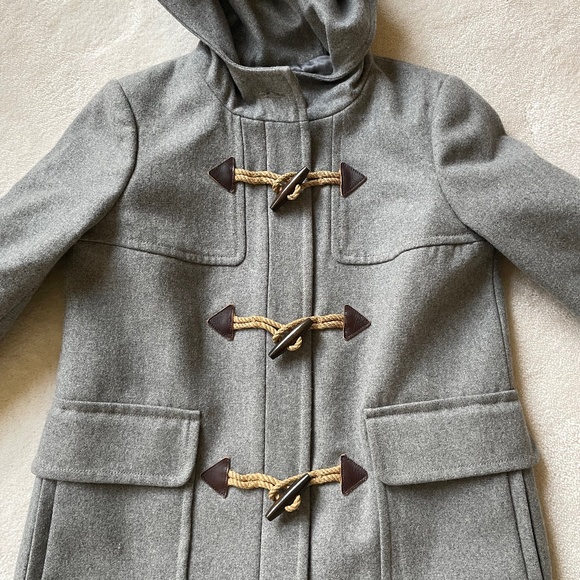 J. Crew Jackets & Coats Like New J Crew Melton Wool Toggle Stadium